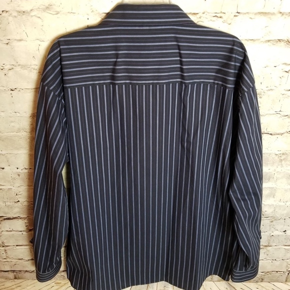 Kenneth Cole Reaction Striped Dress Shirt - Picture 8 of 8